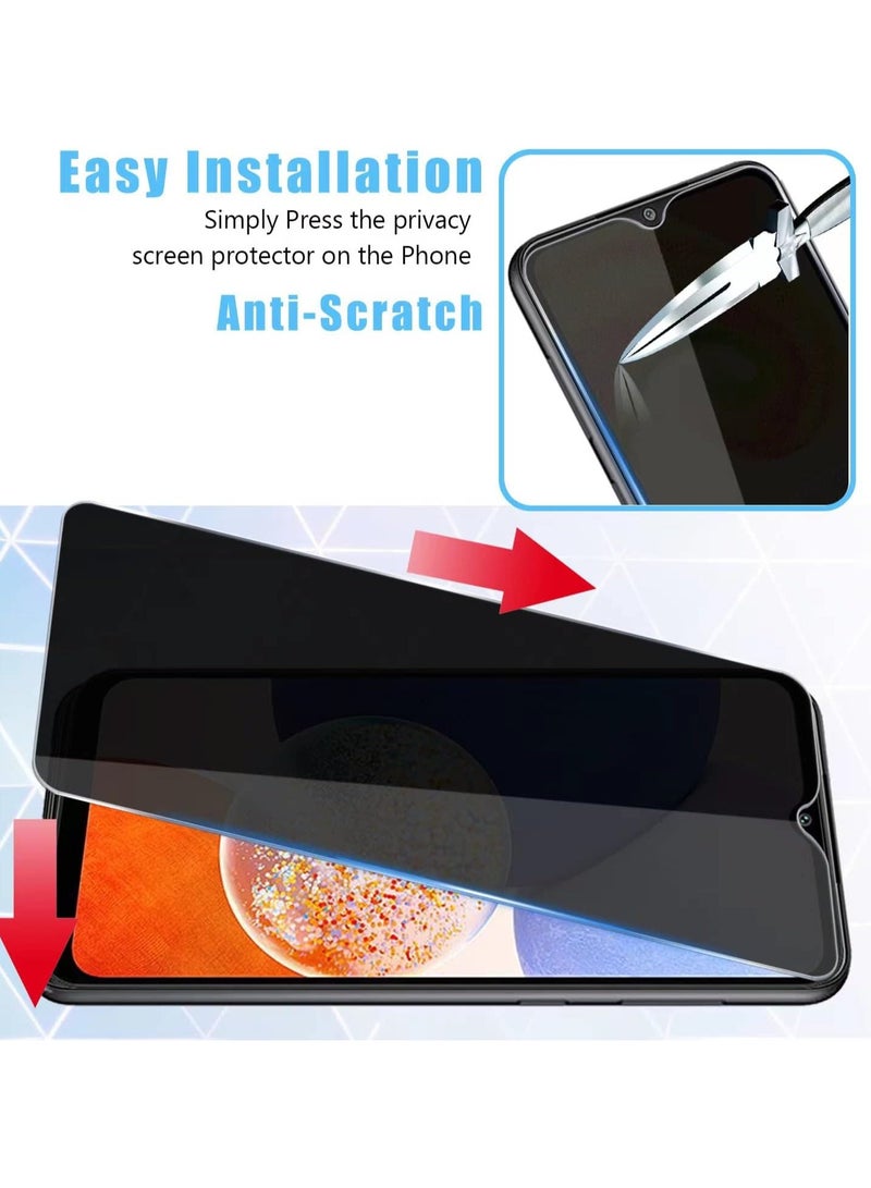 1 Pack for Redmi A5 4G Privacy Tempered Glass Screen Protector, Ultra HD Tempered Glass Film, Anti-Spy, 9H Hardness, Anti-Scratch, Bubble Free - Image 2