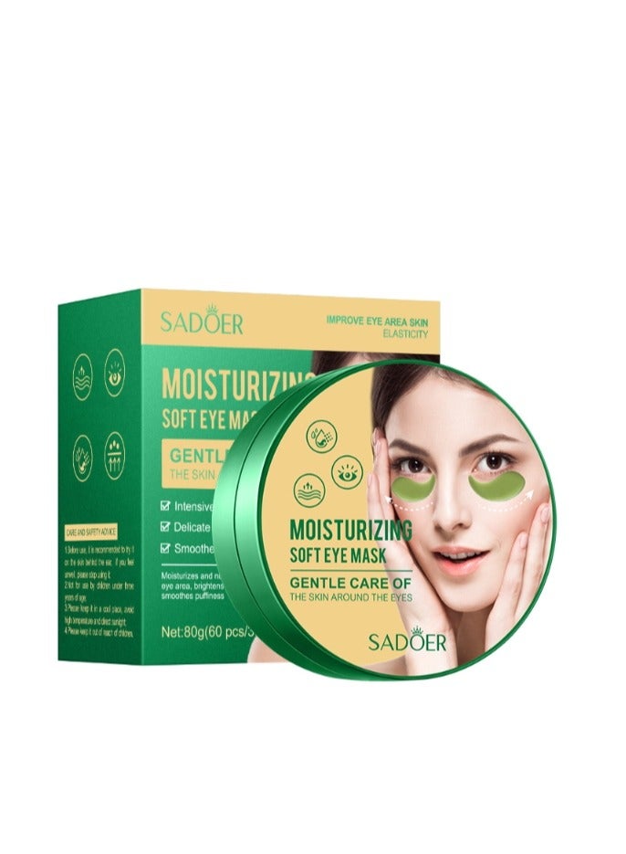 SADOER 60 PCS Eye Masks Full Coverage Moisturizing Smoothing Eye Mask Nourishing Eye Care - Image 5
