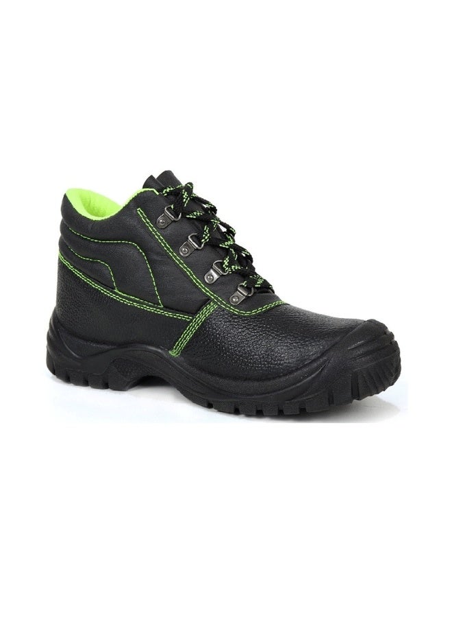 Vaultex LEO High Ankle Steel Toe Safety Shoes - Black, 42 - Image 1