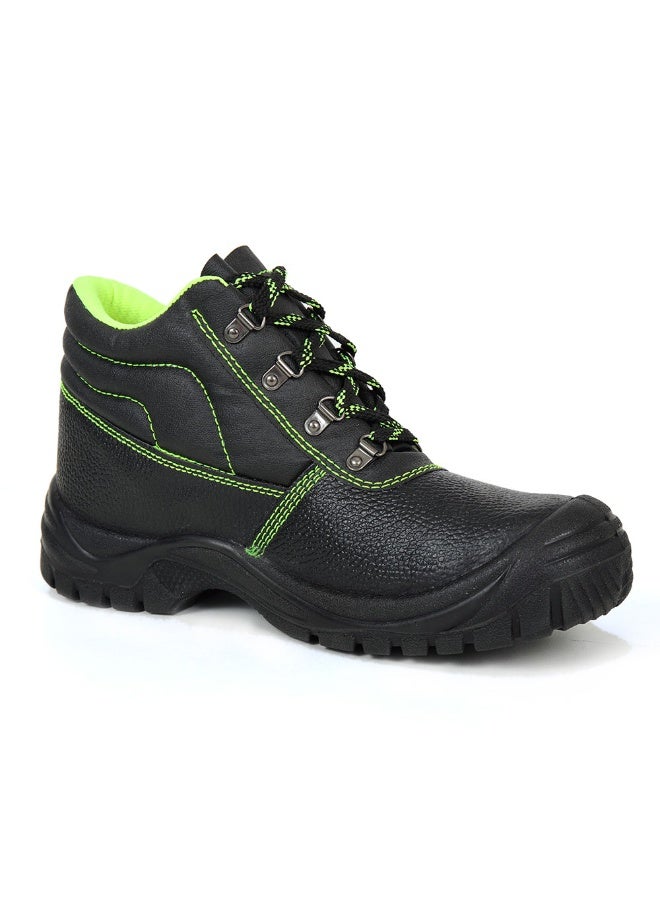 Vaultex LEO High Ankle Steel Toe Safety Shoes - Black, 42 - Image 2