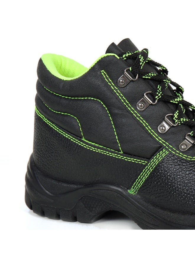 Vaultex LEO High Ankle Steel Toe Safety Shoes - Black, 42 - Image 3