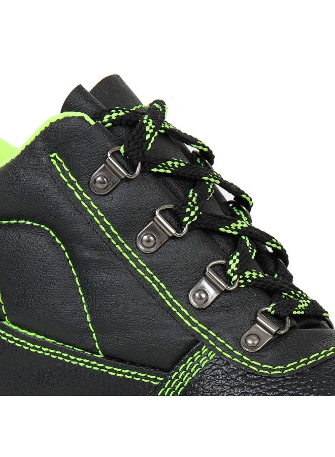 Vaultex LEO High Ankle Steel Toe Safety Shoes - Black, 42 - Image 4