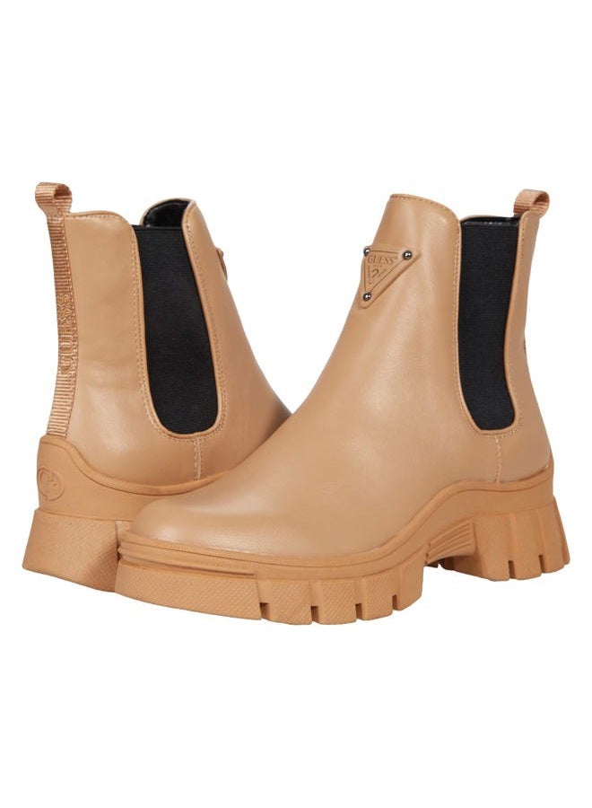 GUESS Women's Hestia Combat Boot, Nude, 8 - Image 1