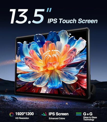 AINAVITO 13.5 Inch Android Car Headrest Monitor for Back Seat, Wireless Phone Mirroring Touch Screen Car TV with 4K Video Decoding/WiFi/Bluetooth/HDMI/USB Rear Seat Entertainment (4G+64G-1*Screen) - Image 3