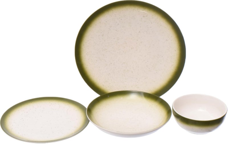 Rosa Olive Reactive Coup Dinner 24-Piece Set