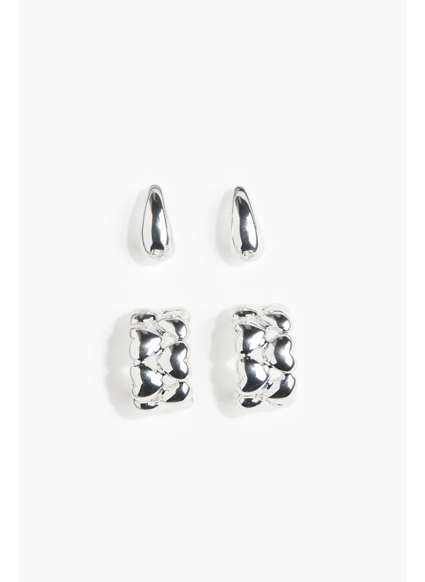 اتش اند ام 2 Pairs Hoop Earrings