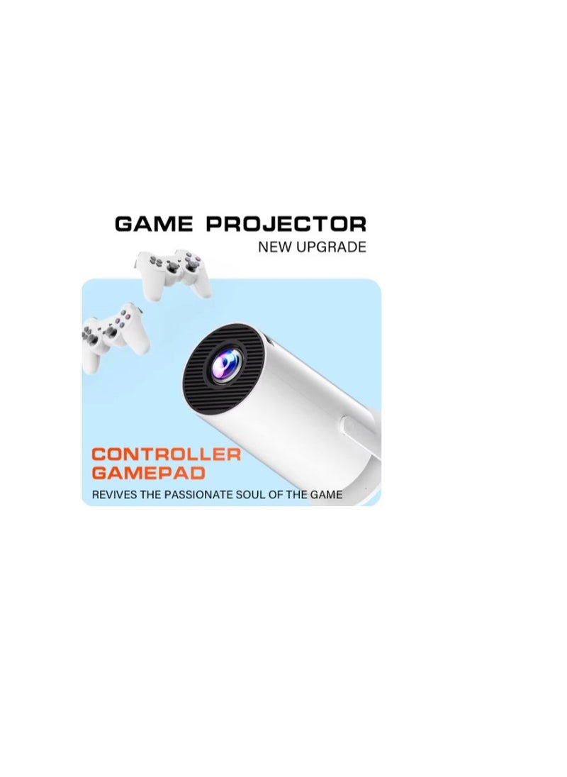Generic - M300 MAX Retro video game consoles Android 11 system mini Portable Intelligent Projector 720p Home Projector 64GB 46000+ games - Image 1
