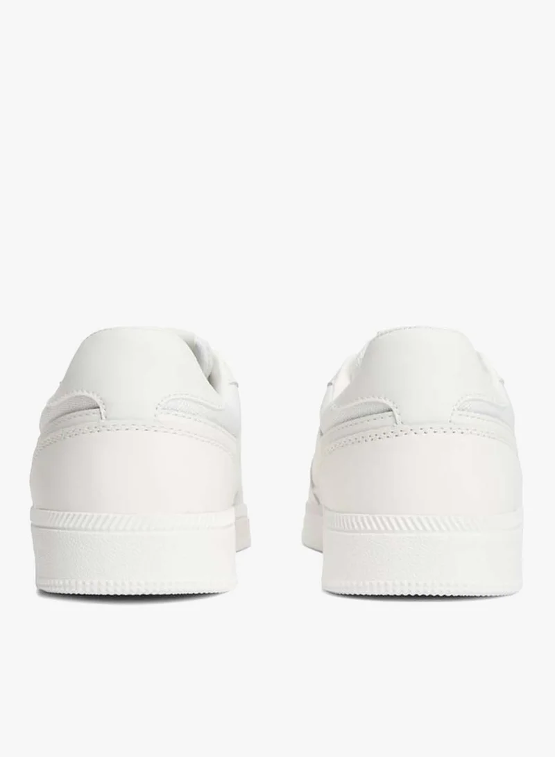 Tommy Jeans Ecru Tommy Jeans Leather Mix Skater Sneaker for Men | Best Price UAE