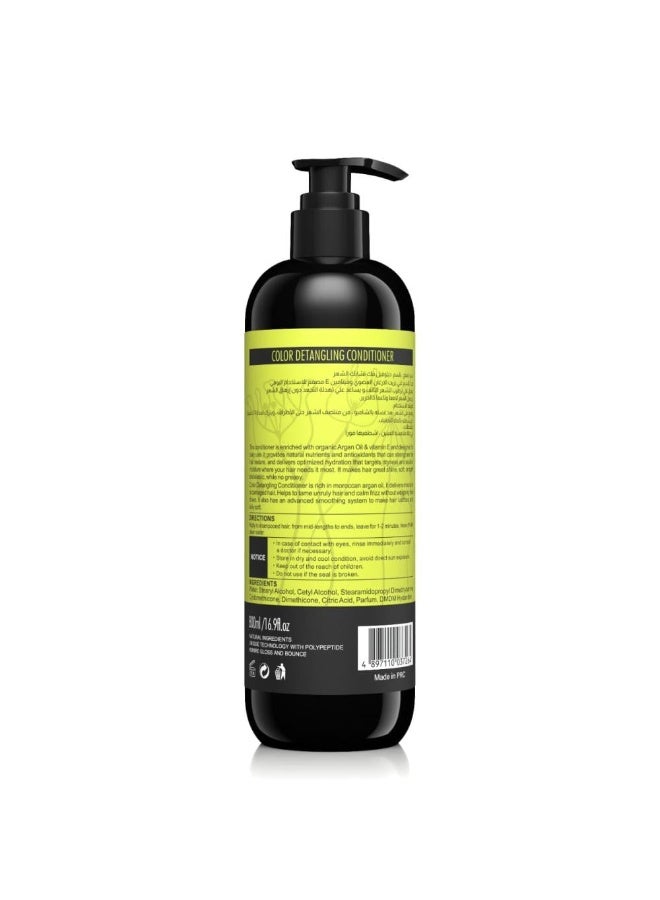 DELOFIL Professional - Argan Oil Protein Color Detangling Conditioner for Thick & Coarse Hair, Sulfate-Free - 800ml. - Image 2
