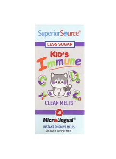 Superior Source Superior Source, Kid's Immune, Clean Melts, 90 Instant Dissolve Melts  - Image 1