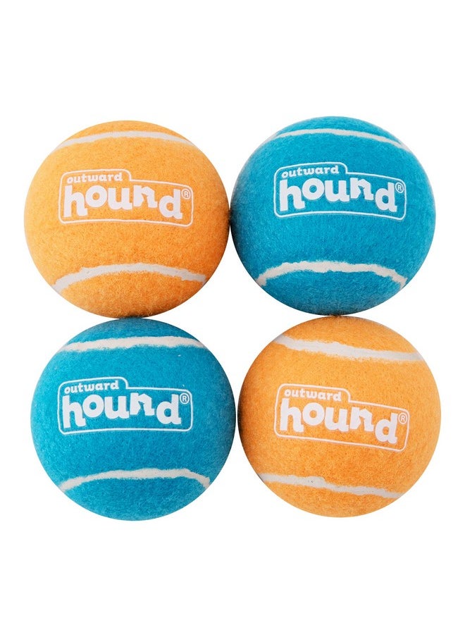 outward hound Outward Hound Tennis Ballz Fetch Dog Toy, 4-Pack  - Image 1