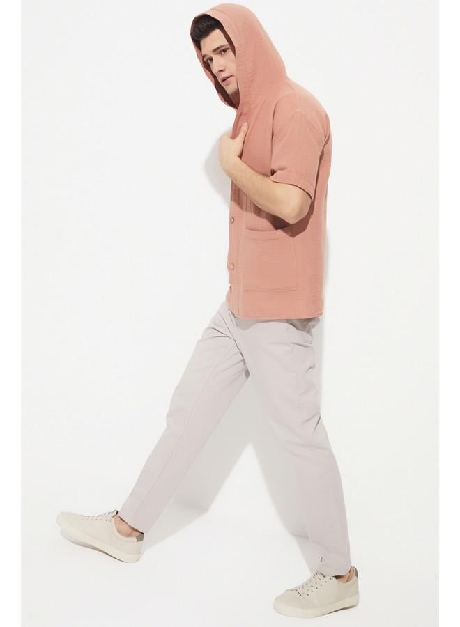 جون بنطلون رجالي حصري لشهر يونيو بقصة ضيقة رمادي فاتح - Image 3