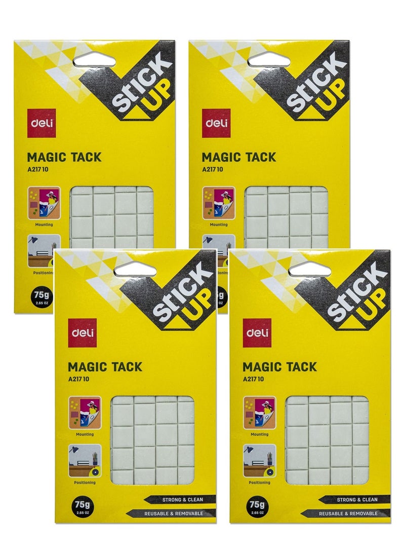Deli 4-Pack Reusable Multi Purpose Magic Tacks - Image 1