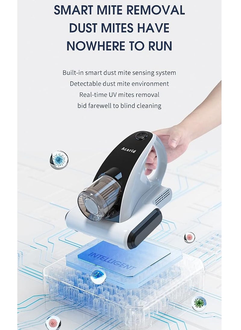Acarid Dust Mite Vacuum Cleaner UV Bed Mattress Vacuum Cleaner,12000PA Handheld Upgraded Effectively Clean Up Bed, Pillows, Cloth Sofas, Carpets and Ther Fabric Surfaces  - Image 3