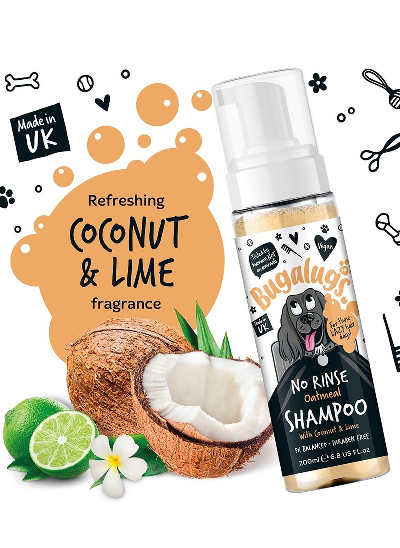 Oatmeal Coconut & Lime No Rinse Dog Shampoo 200ml (6.8 Fl Oz) - pzsku/ZAE3BBF6ED7B98E3AF0DFZ/45/_/1715166726/90808816-b18c-4977-bc98-311f8a6685b3