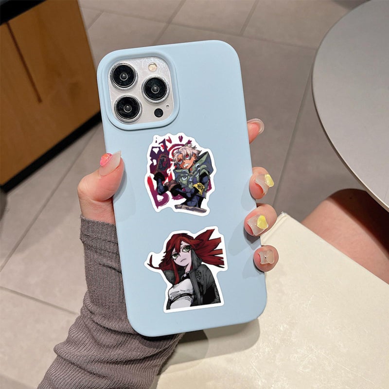 MINRAIN 60pcs GACHIAKUTAS Stickers for Water Bottle, Waterproof Vinyl Decal for Adult Teen Laptop Skateboard Phone Travel Case Bike Guitar Computer Helmet (Yellow) - Image 2