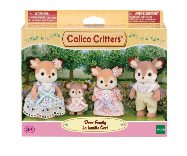 Calico Critters Deer Family Set of 4 Collectible Doll Figures - Image 5