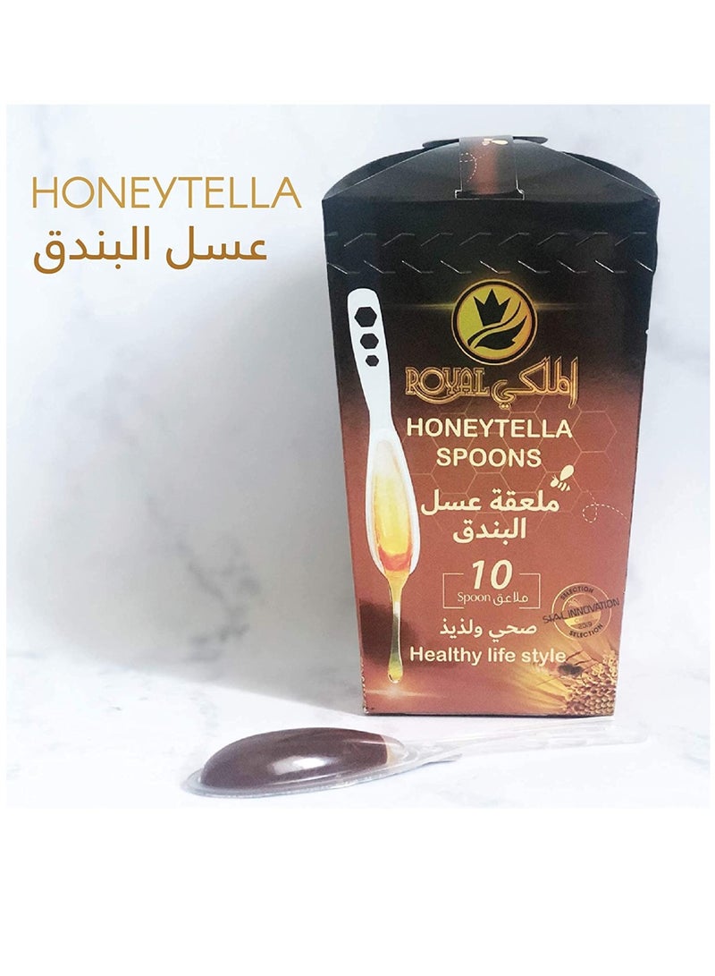 Al Malaky Royal Natural Honey Pure Honeytella 10 Spoons - Image 3