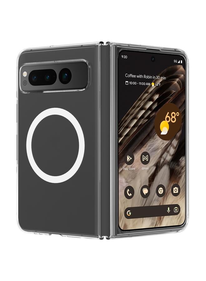 اس-توب جراب هاتف Google Pixel Fold المقاوم للخدش والشفاف من MagSafe - Image 1