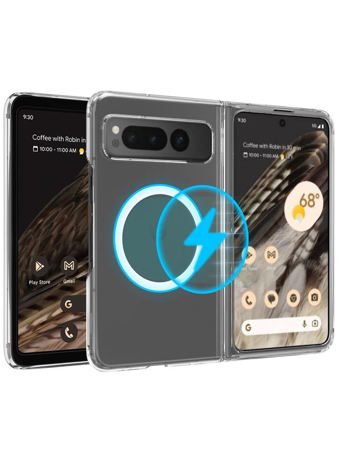 اس-توب جراب هاتف Google Pixel Fold المقاوم للخدش والشفاف من MagSafe - Image 3