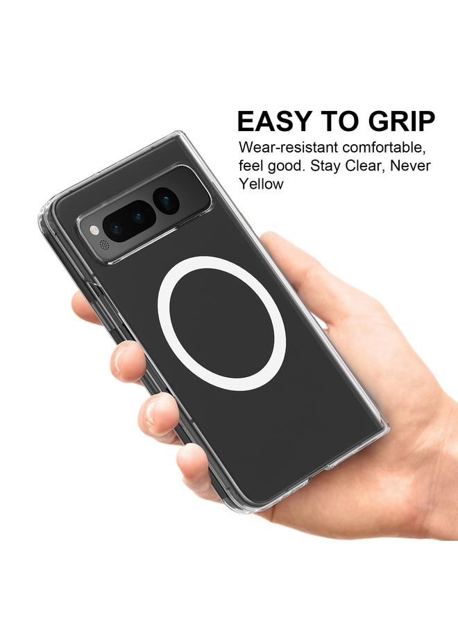 اس-توب جراب هاتف Google Pixel Fold المقاوم للخدش والشفاف من MagSafe - Image 4