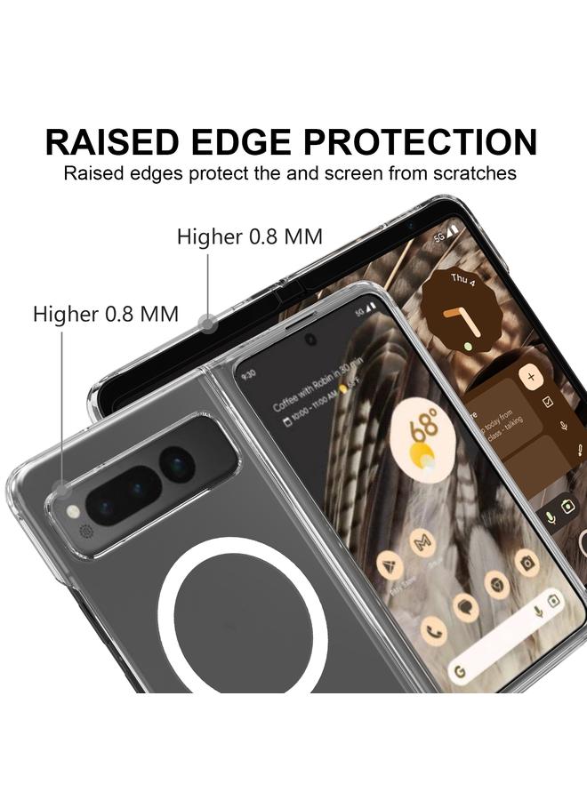 اس-توب جراب هاتف Google Pixel Fold المقاوم للخدش والشفاف من MagSafe - Image 5