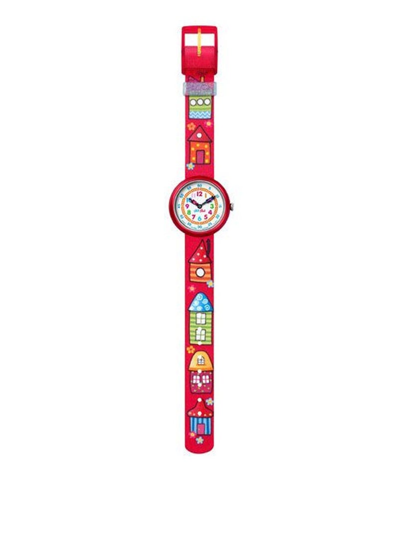 Swatch Kids Unisex Colored Roofs Quartz Movement Water Resistant Wrist Watch - 32 Mm - Image 2