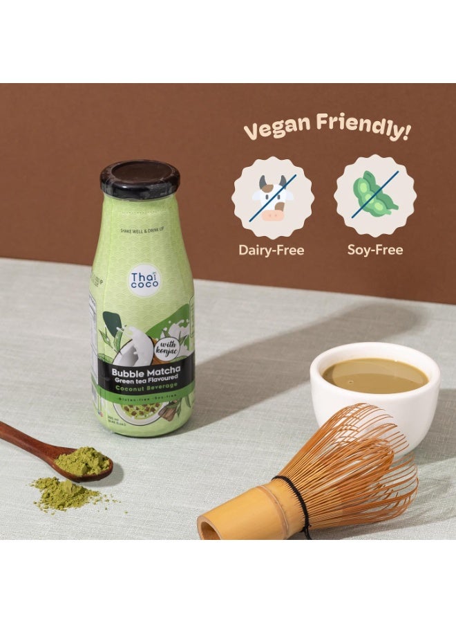 تاي كوكو شاي ماتشا الأخضر بنكهة جوز الهند من تايلاند كوكو بابل، 250 مل - Image 2