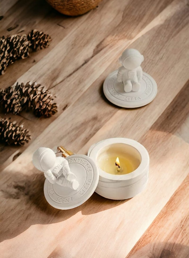 سيتا فواكه فضاء حلوة، هدايا إبداعية شموع معطرة لطيفة بلا دخان - Image 1