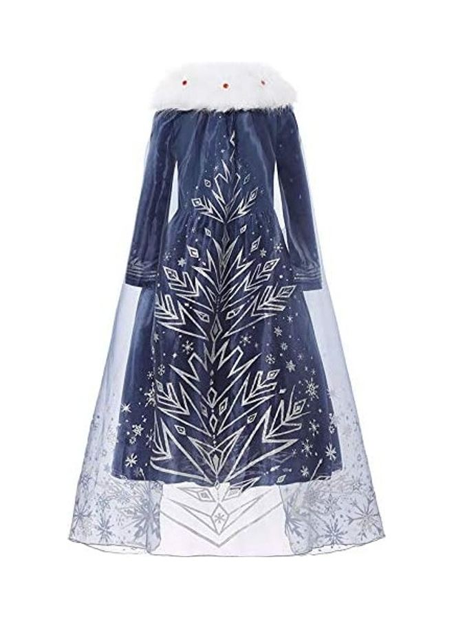 نيبمينينت Princess Costume with Tiara and Magic Wand 150cm - Image 2