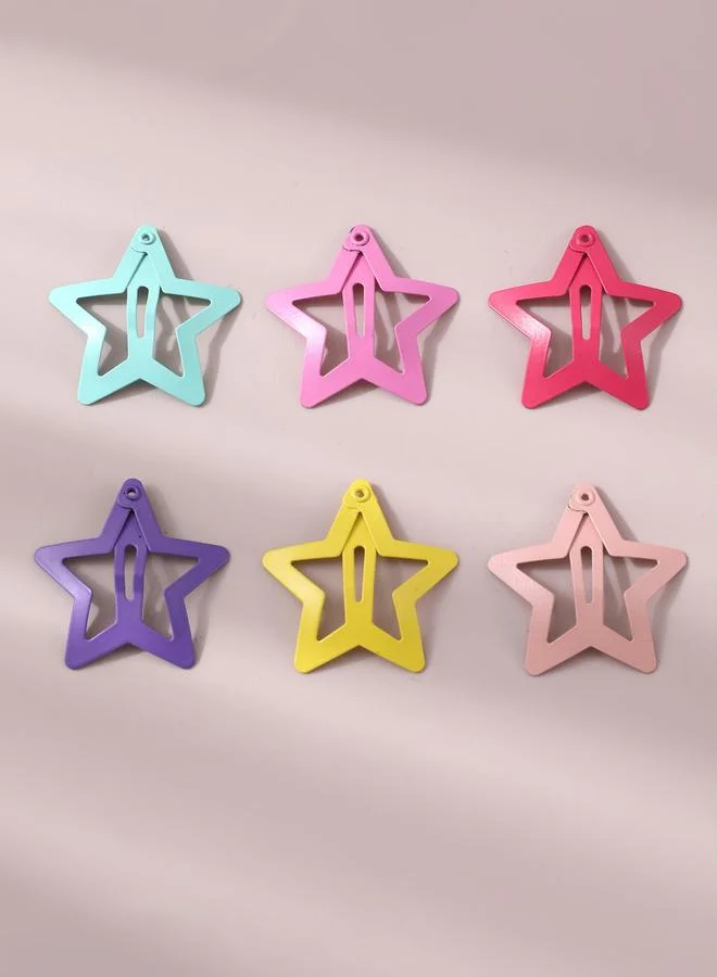 Take Two Pack of 6 - Star Hair Clips