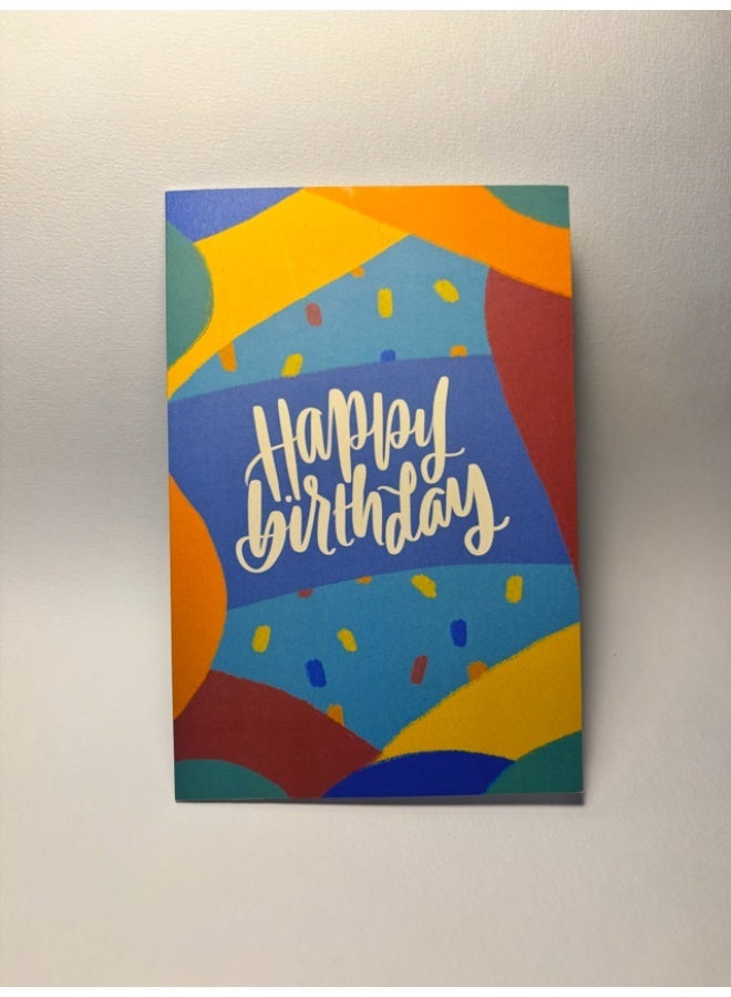 Weaves & Trinkets Confetti Birthday Card - with Envelope – Weaves & Trinkets - Image 1