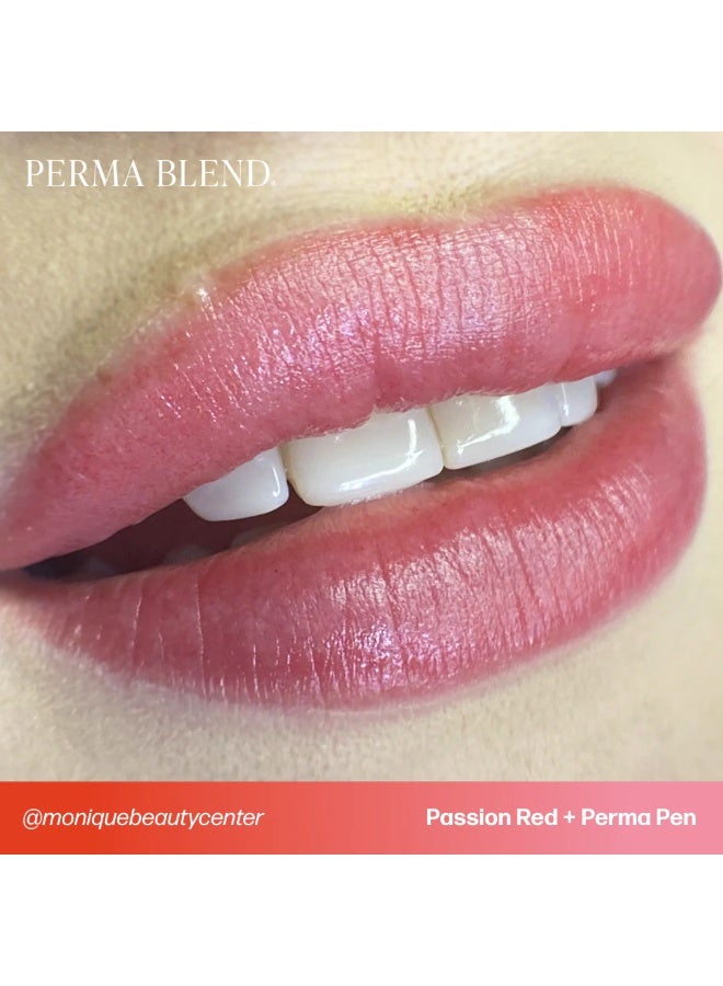 Perma Blend Lip Pigment – Perma Blend Passion Red 15ml | Professional Permanent Makeup Lip Blush Tattoo Ink | High Retention, Vegan, True-to-Tone Healing Semi-Permanent Lip Color | SKU: PBPSR1/2 - Image 3