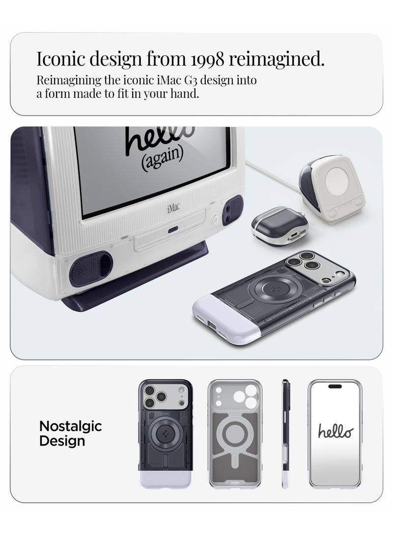 Spigen غطاء كلاسيك C1 MagFit لجهاز iPhone 17 Pro MAX مع تقنية MagSafe وحماية قصوى - رمادي غرافيت - Image 3