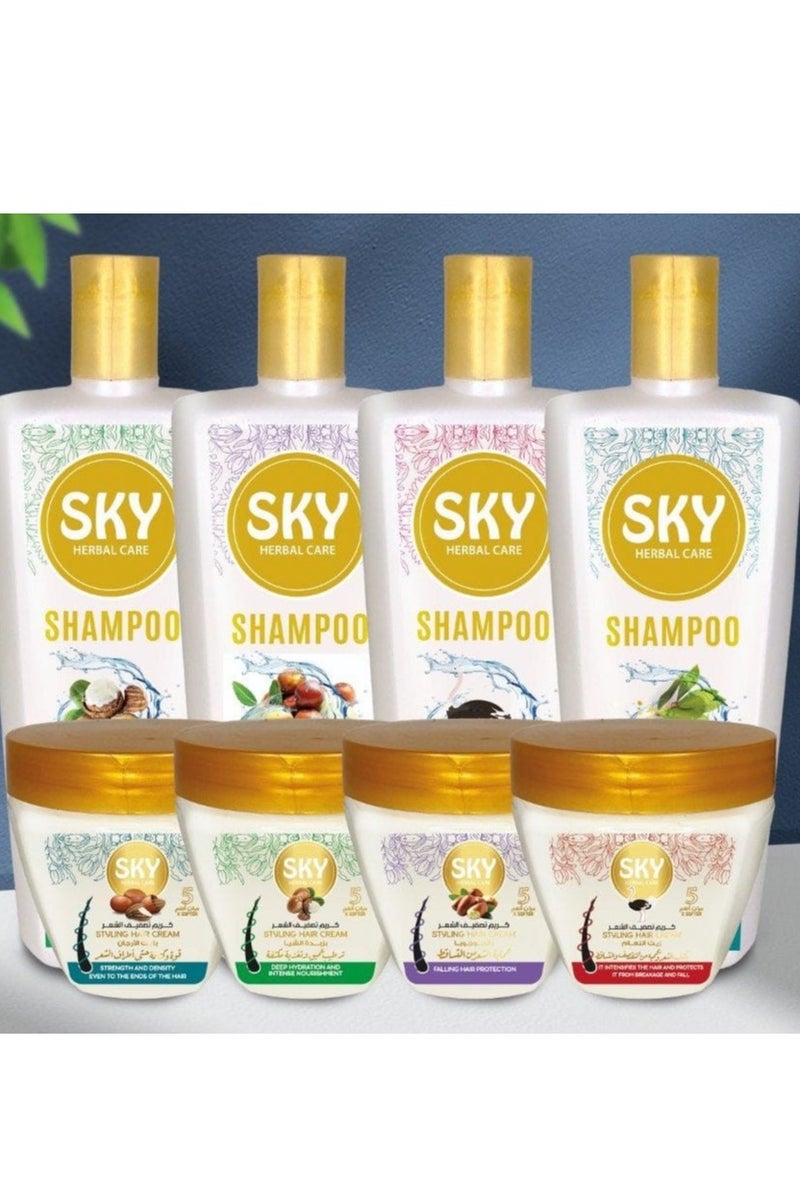 SKY Sky Shampoo 900 grams with Ostrich Oil  - Image 2