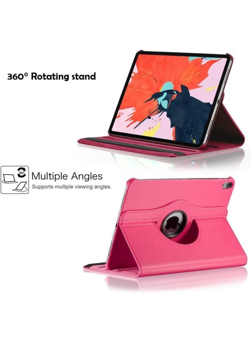 Case Compatible with Apple iPad Pro 12.9" (2018), [Wallet Case] Shockproof PU Leather Book Style Flip Folio 360° Rotating Total Protection Cover With Auto Wake/Sleep - Image 3