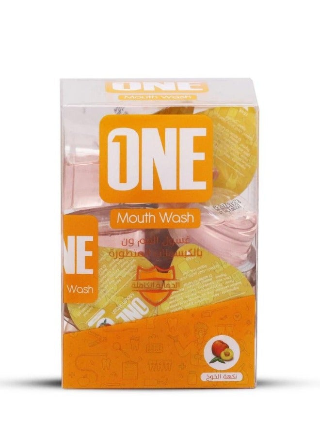 وان ون-كبسولة غسول فم بالخوخ، 20 كبسوله * 15مل - Image 2