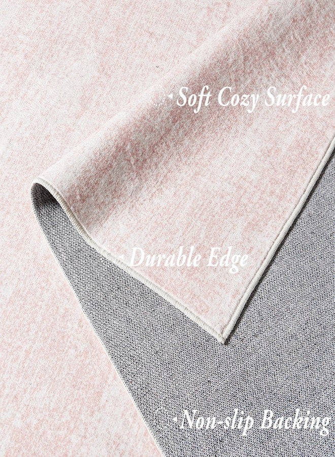 BILEEHOME 4x6 Rug for Girls Room,Washable Non Slip Boho Modern Small Area Rugs for Entryway Bathroom Bedroom Kitchen - Image 4