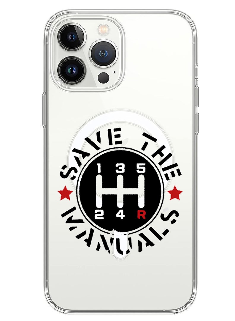 Theodor Magnetic Case for iPhone 14 Pro 6.1-inch Compatible with MagSafe Wireless Charging, Shockproof Phone Bumper Cover Save Manuals - Image 1