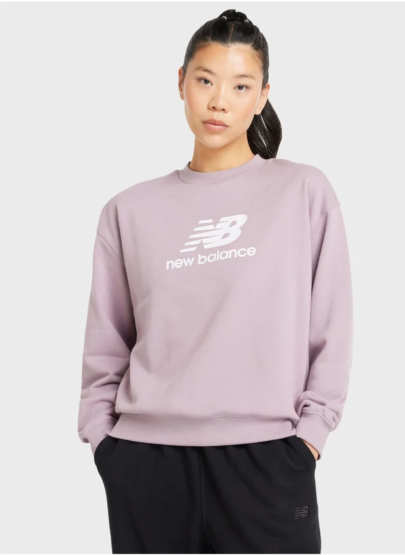 New Balance Essential French Terry Logo Sweatshirt