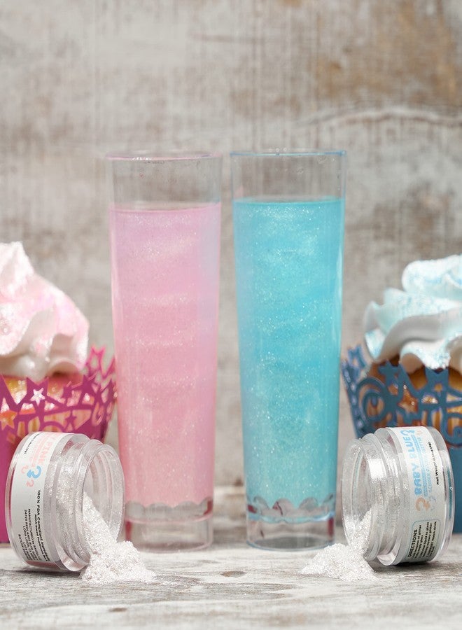 Bakell Brew Glitter Baby Pink Gender Reveal Color Changing Edible Drink Glitter (45g, 1x Jars) for Clear Cocktails, Mocktails and other Beverages! - Image 3