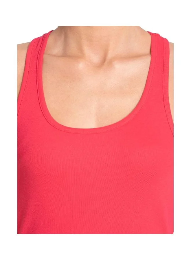 Jockey RUBY 1467 Women Super Combed Cotton Rib Fabric Slim Fit Solid Racerback Styled Tank Top for Women | Best Price UAE