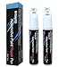 SYOAUTO Pearl White PPSW Touch Up Paint for Tesla Model Y 3 X S Car Touch Up Paint Pen 04 oz Automotive Scratch Repair Pen Brush and Tip 2 in 1 Pen Pearl White PPSW - Image 2