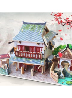 LELE BROTHER 3D Puzzle Wooden Assembly Simulation Building Model 
