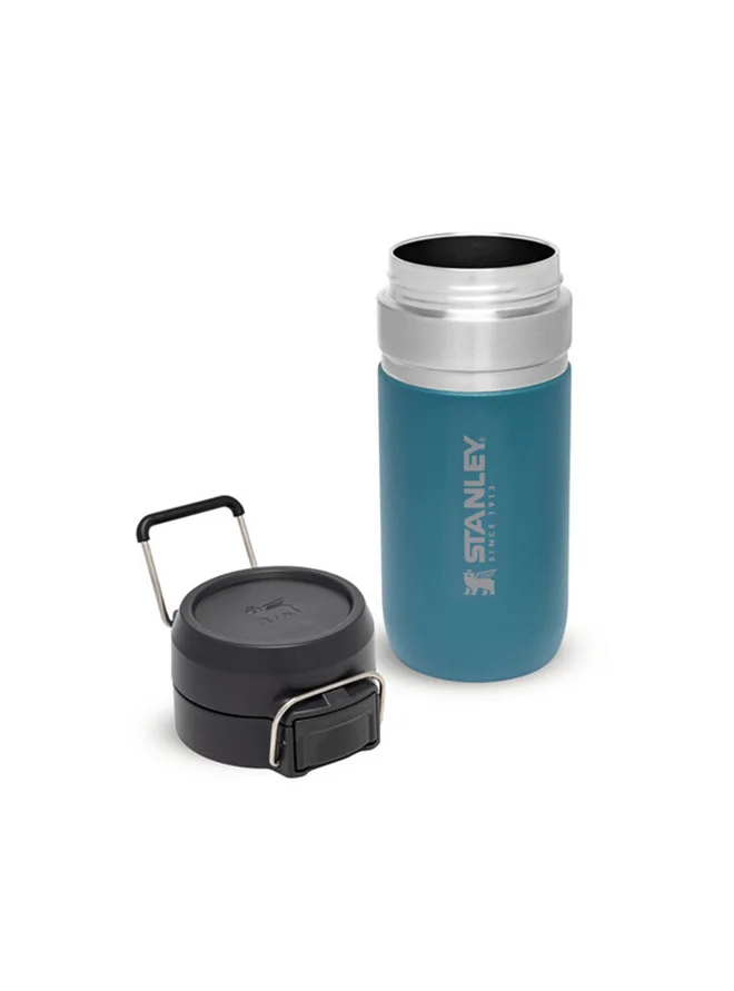 Stanley Stanley Quick Flip Water Bottle .47L / 16OZ Lagoon â€“ Leakproof | Stainless Steel Water Bottle | Push Button Locking Lid | BPA FREE | Cup Holder Compatible | Dishwasher safe | Lifetime Warranty