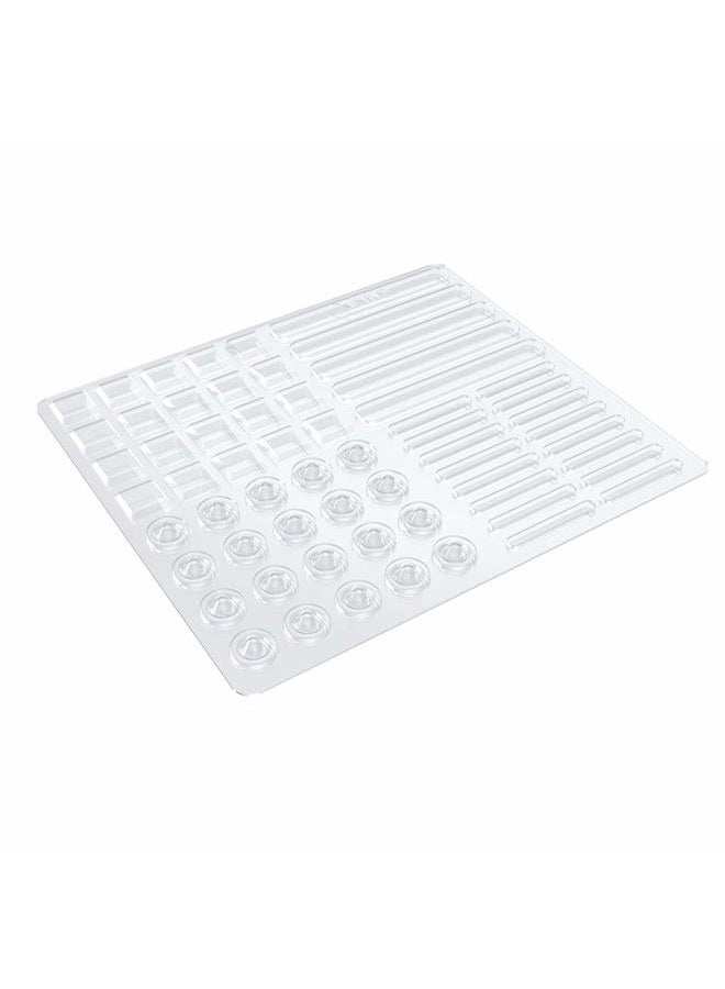 Xfenvs Cabinet Door Bumpers, 61 PCS Clear Soft Rubber Bumper Pads, Strong Self-Adhesive Cabinet Stoppers Multi-Shape Suitable for Different Furniture Sound Dampening Buffer Pads (1 Pack 4 Sizes, Clear) - Image 2