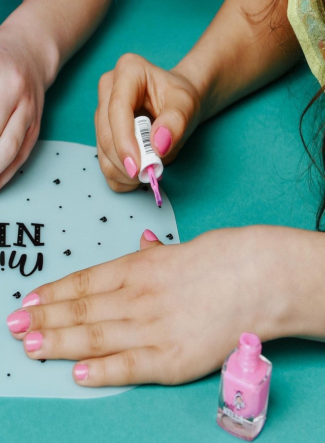 MISS NELLA MARSHMALLOW OVERLOAD - Safe Special Glitter Pink Nail Polish for Kids, Non-Toxic & Odor Free Formula for Children and Toddlers, Natural Water Based for Easy Peel Off - Image 5