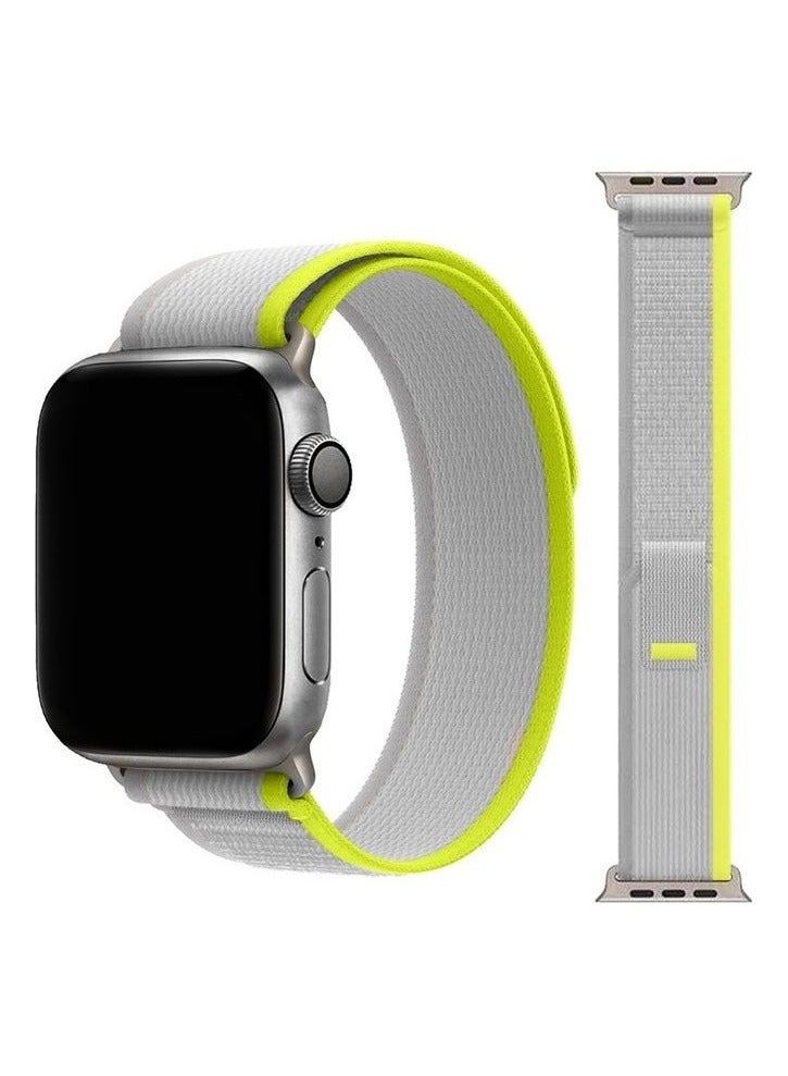 ARMOR مجموعة من 3 قطع لساعة Apple Watch Trail Band مقاس 41 مم و40 مم و38 مم، حزام رياضي منسوج من النايلون لساعة Apple Watch Series 8/7/SE/6/5/4/3/2/1، متعدد الألوان - Image 3