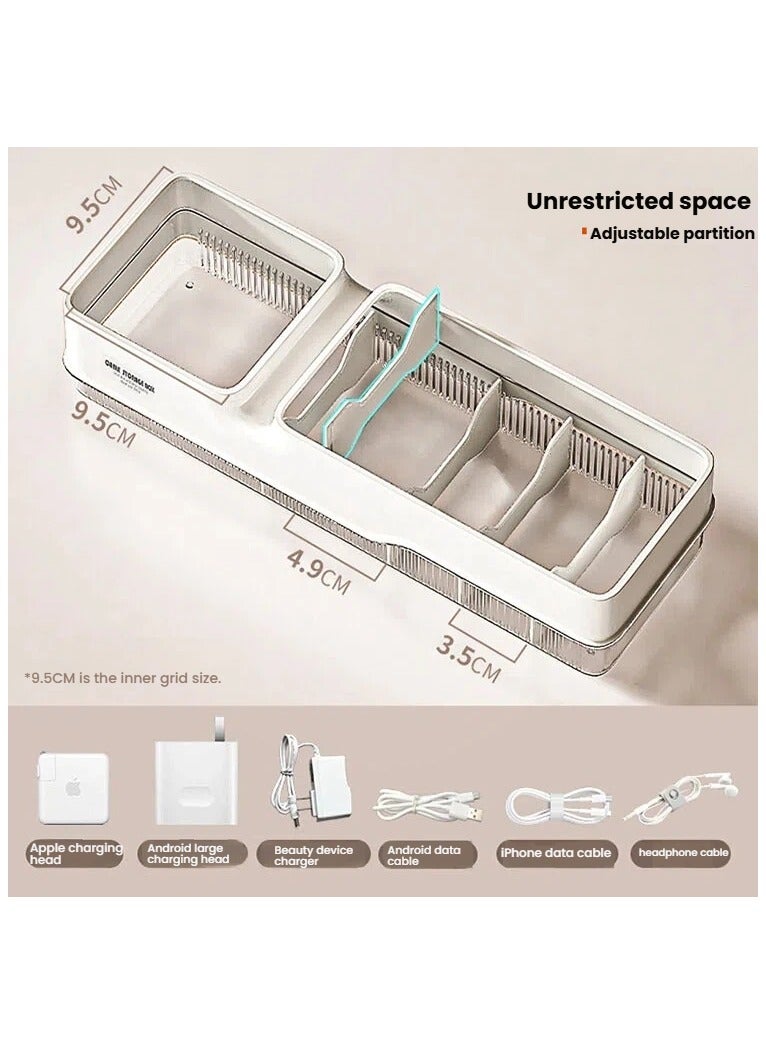 general Cable Storage Box Charging Cable and Phone Charger Organizer Desktop Cable Management Box - Image 4