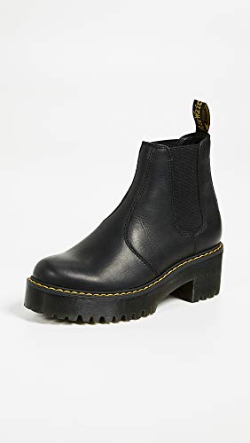 Dr Martens Dr. Martens Women's Rometty Chelsea Boot, Black Burnished Wyoming, 8 - Image 2